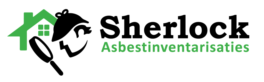 Sherlock Asbestinventarisaties logo met huis en vergrootglas